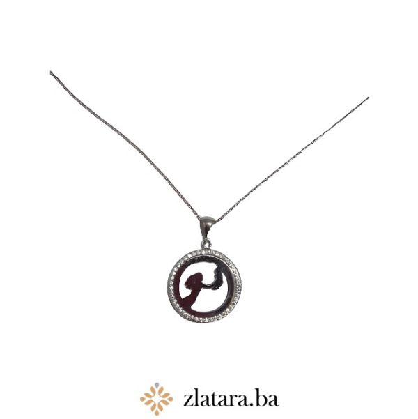 Mama I Beba Ogrlica - Silver 925